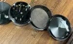 LED Light Show Herb Grinder - Magnetic Lid - 4 Piece - 2.5" - Hazesmoke shop usa