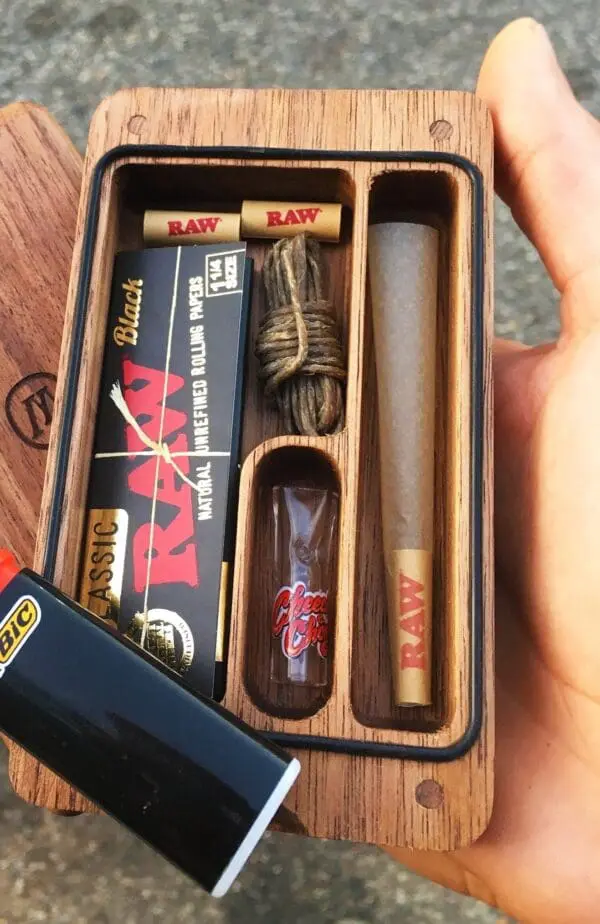 Marley Natural American Black Walnut Case - Haze Smoke Shop USA