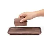 Marley Natural Black Walnut Rolling Tray Rolling Trays - Haze Smoke Shop USA