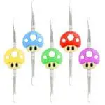 Mushroom Stainless Steel Dab Tool - 4.75" 5pcs