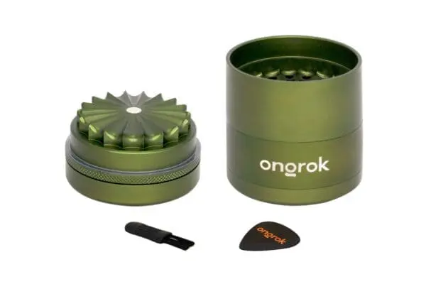 Ongrok Mini - 5 Piece - Flower Petal Toothless Grinder - 2.2" - Haze Smoke Shop USA