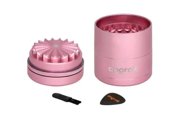 Ongrok Mini - 5 Piece - Flower Petal Toothless Grinder - 2.2" - Haze Smoke Shop USA