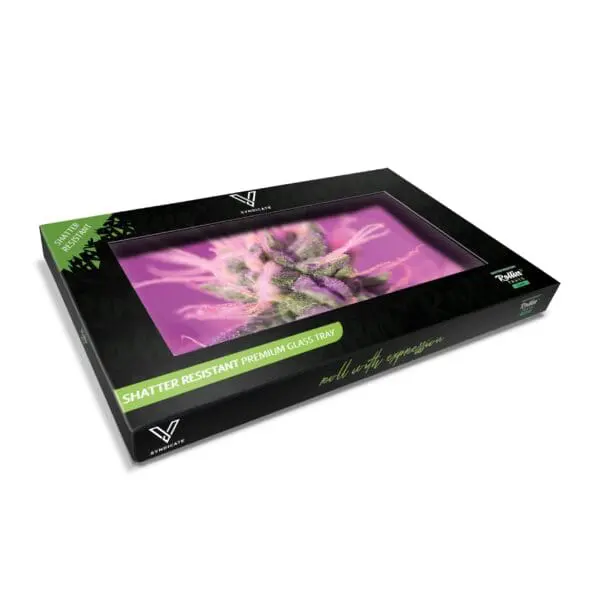 Pink Lemonade Glass Rollin' Tray - Haze Smoke Shop USA