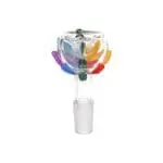 Pride Leaf Glass Herb Slide - 14mm M - 5pcs - Haze Smoke Shop USA