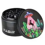 Pulsar Artist Series Grinder - Amberly Downs Psychedelic Abduction Metal Grinders - Haze Smoke Shop USA