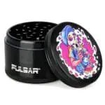 Pulsar Artist Series Metal Grinder - Skullbanger - 4 Piece - 2.5" Metal Grinders - Haze Smoke Shop USA