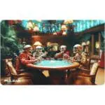 Pulsar Dab Padz Fabric Top Dab Mat - Poker Night - 16"x10" - Haze Smoke Shop USA - Vaporizers Super Store