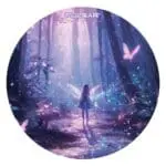 Pulsar DabPadz Fabric Top Dab Mat - Forest Faerie - 8" - Haze Smoke Shop USA - Vaporizers Super Store