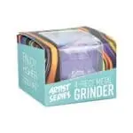 Pulsar Design Series Grinder with Side Art - Candy Floss - 4 Piece - 2.5" - Haze Smoke Shop USA