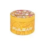 Pulsar Design Series Grinder with Side Art - Fungiside - 4 Piece - 2.5" Metal Grinders - Haze Smoke Shop USA