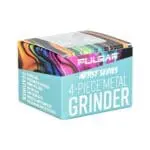 Pulsar Design Series Grinder with Side Art - Symbolic Tiles - 4 piece - 2.5" - Haze Smoke Shop USA