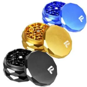 Pulsar Diamond Faceted Aluminum Herb Grinder - Haze Smoke Shop USA
