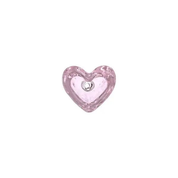 Pulsar Heart-Shaped Bowl Herb Slide - 14mm M - Pink 9pcs - Haze Smoke Shop USA