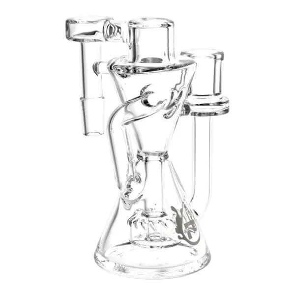 Pulsar Hourglass Recycler Ash Catcher - 5.25" - 14mm - Haze Smoke Shop USA