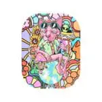 Pulsar Mini Magnetic Rolling Tray Lid - Chill Cat - 7"x5.5"
