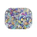 Pulsar Mini Magnetic Rolling Tray Lid - Space Junk - 7"x5.5"