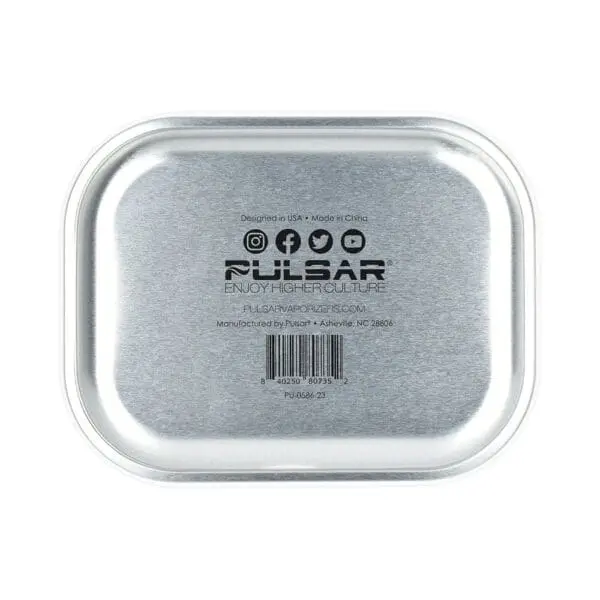 Pulsar Mini Metal Rolling Tray - Planet Fungi - 7"x5.5" - Haze Smoke Shop USA