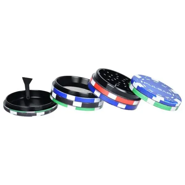 Pulsar OBJEX Design Series Aluminum Grinder - 4 Piece - 2.5" - Haze Smoke Shop USA - Vaporizers Super Store