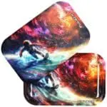Pulsar Rolling Tray & Lid Kit - Astro Surfer - 11"x7"