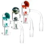 Pulsar Terp Slurper Twist Set w/ Banger - 4pc/14mm M