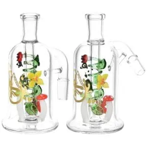 Pulsar Trippy Garden Ash Catcher - 14mm Ash Catchers - Haze Smoke Shop USA