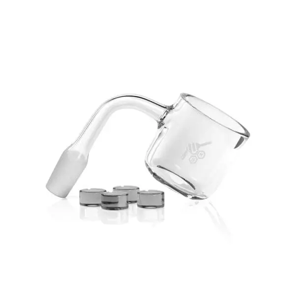 Quad Core Reactor Quartz Banger - 90° - Haze Smoke Shop USA - Vaporizers Super Store