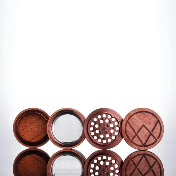 Rosewood Grinder by Vitae Glass - Haze Smoke Shop USA