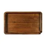 RYOT Wood Rolling Tray - 5" x 9" - Walnut - Haze Smoke Shop USA