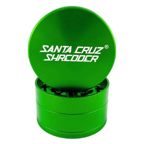 Santa Cruz Shredder Grinder - Large 4pc - 2.75" - green color