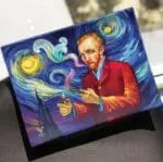 Smoky Night Glass Rollin' Tray - Haze Smoke Shop USA