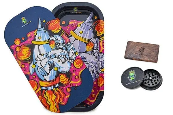 Space King 3D Holographic Slim Tray Kit - 5 Designs - Haze Smoke Shop USA