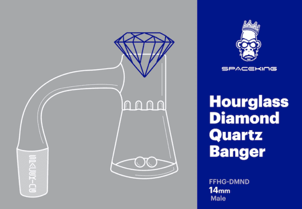 Space King Hourglass Diamond Banger Kit - Haze Smoke Shop USA