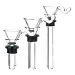 Stem & Slide Set For Soft Glass Pipes - 6pcs Set - Haze Smoke Shop USA