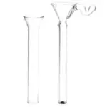 Stem & Slide Set For Soft Glass Pipes - 6pcs Set - Haze Smoke Shop USA
