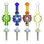 Studded Donut Dab Straw - Haze Smoke Shop USA - Vaporizers Super Store