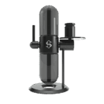 Stündenglass Single Gray Glass Globe (Large) - Haze Smoke Shop USA