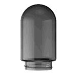 Stündenglass Single Gray Glass Globe (Large) Stündenglass Gravity - Haze Smoke Shop USA