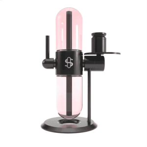 Stündenglass Single Pink Glass Globe (Large) - Haze Smoke Shop USA