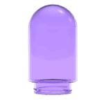 Stündenglass Single Purple Glass Globe (Large) Stündenglass Gravity - Haze Smoke Shop USA
