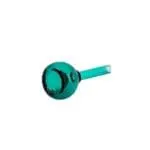 Teal Bubble Bowl - Haze Smoke Shop USA