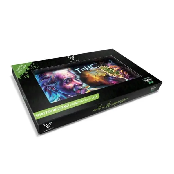T=HC2 Black Hole Glass Rollin' Tray - Haze Smoke Shop USA