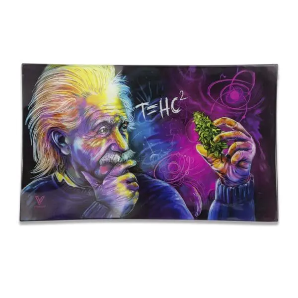 T=HC2 Glass Rollin' Tray - Haze Smoke Shop USA