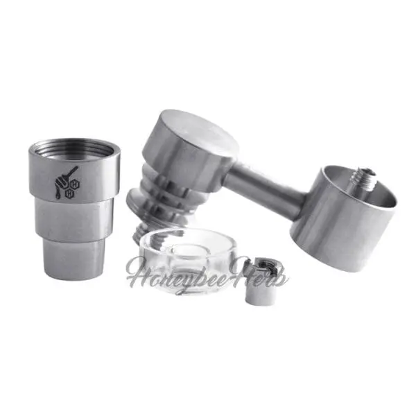 Titanium 4-in-1 Sidecar Hybrid Banger Dab Nail - Haze Smoke Shop USA - Vaporizers Super Store