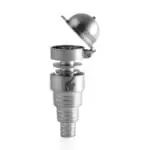 Titanium 6-in-1 Baseball Carb Cap Dab Nail - Haze Smoke Shop USA - Vaporizers Super Store