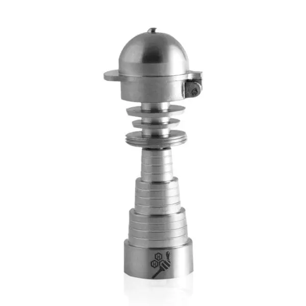 Titanium 6-in-1 Baseball Carb Cap Dab Nail - Haze Smoke Shop USA - Vaporizers Super Store