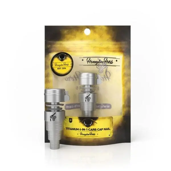 Titanium 6-in-1 Carb Cap Dab Nail - Haze Smoke Shop USA - Vaporizers Super Store