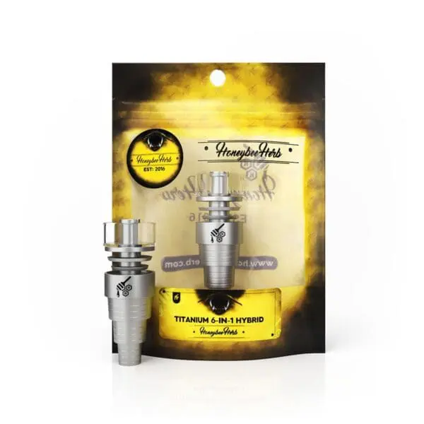 Titanium 6-in-1 Hybrid Dab Nail - Haze Smoke Shop USA - Vaporizers Super Store