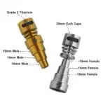 Titanium 6-in-1 Moon Rock Dab Nail - Haze Smoke Shop USA - Vaporizers Super Store