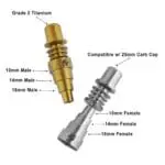 Titanium 6-in-1 Skillet Enail Dab Nail - Haze Smoke Shop USA - Vaporizers Super Store