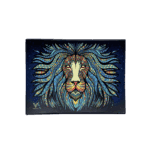 Tribal Lion Glass Rollin' Tray Rolling Trays - Haze Smoke Shop USA